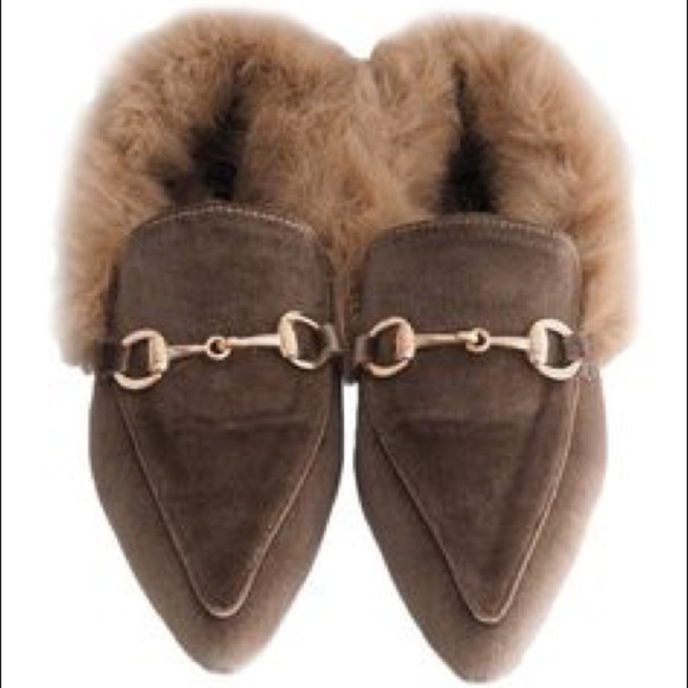 Megan Inner Fur Flats